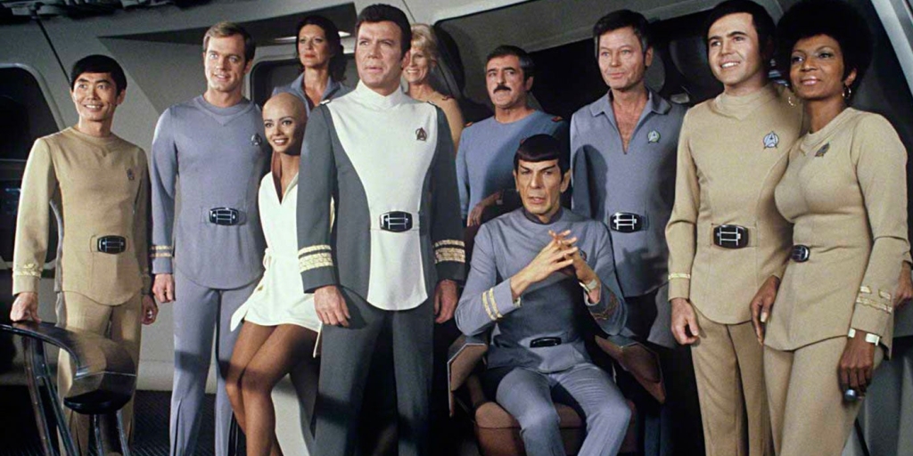 The bridge crew of the USS Enterprise
